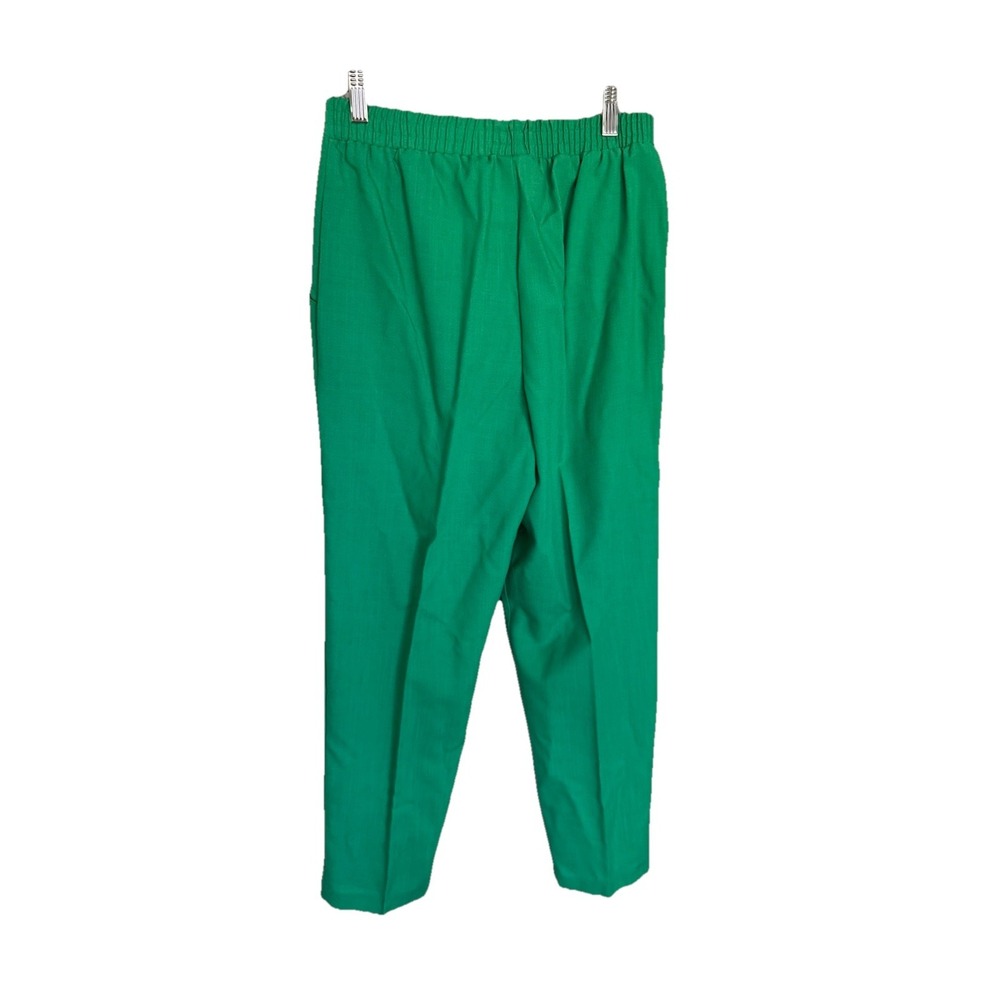 Worthington Suit Set Green Blazer & Pants 10 Petite Feminine Office Outfit USA - Picture 12 of 12